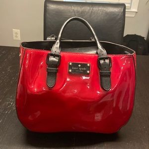 Red Patent Kate Spade Handbag